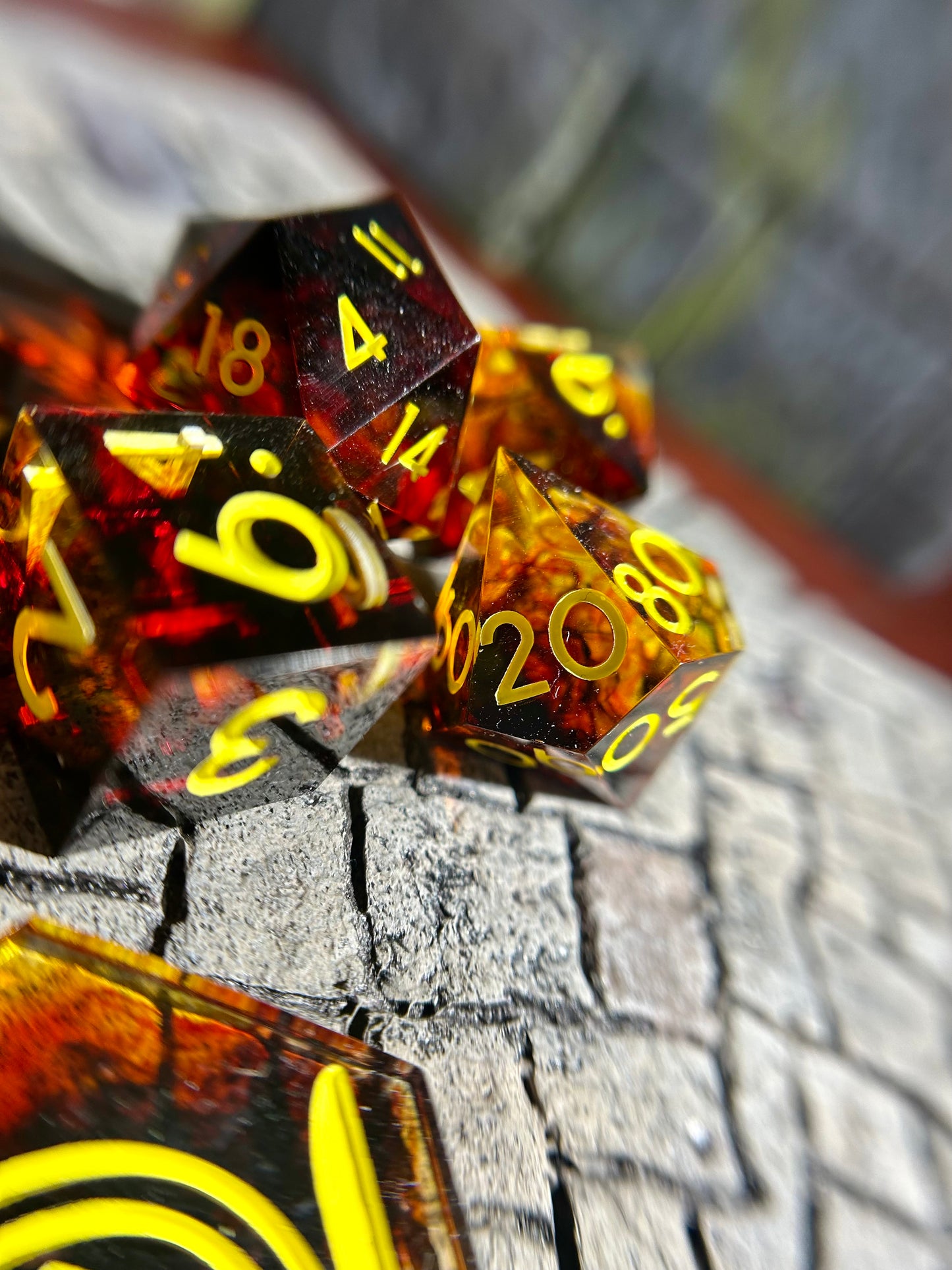 Fieri's Shirt 8-Piece Polyhedral Dice Set