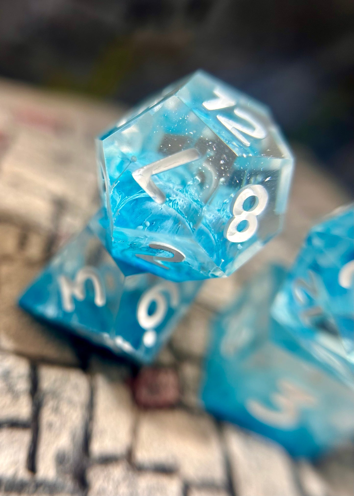 Ice Knife 7-Piece Polyhedral Dice Set
