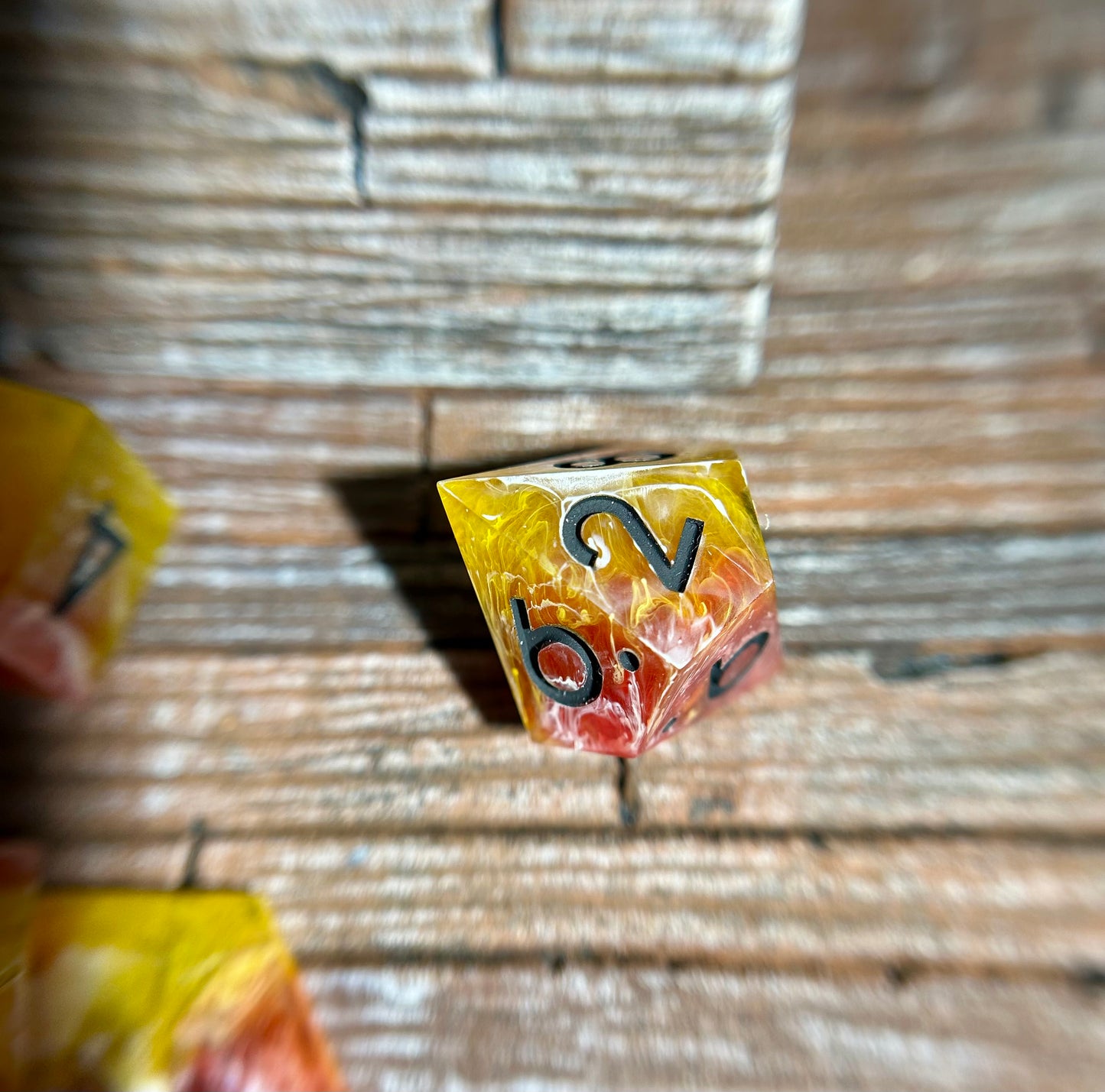 Raspberry Lemonade 8-Piece Polyhedral Dice Set