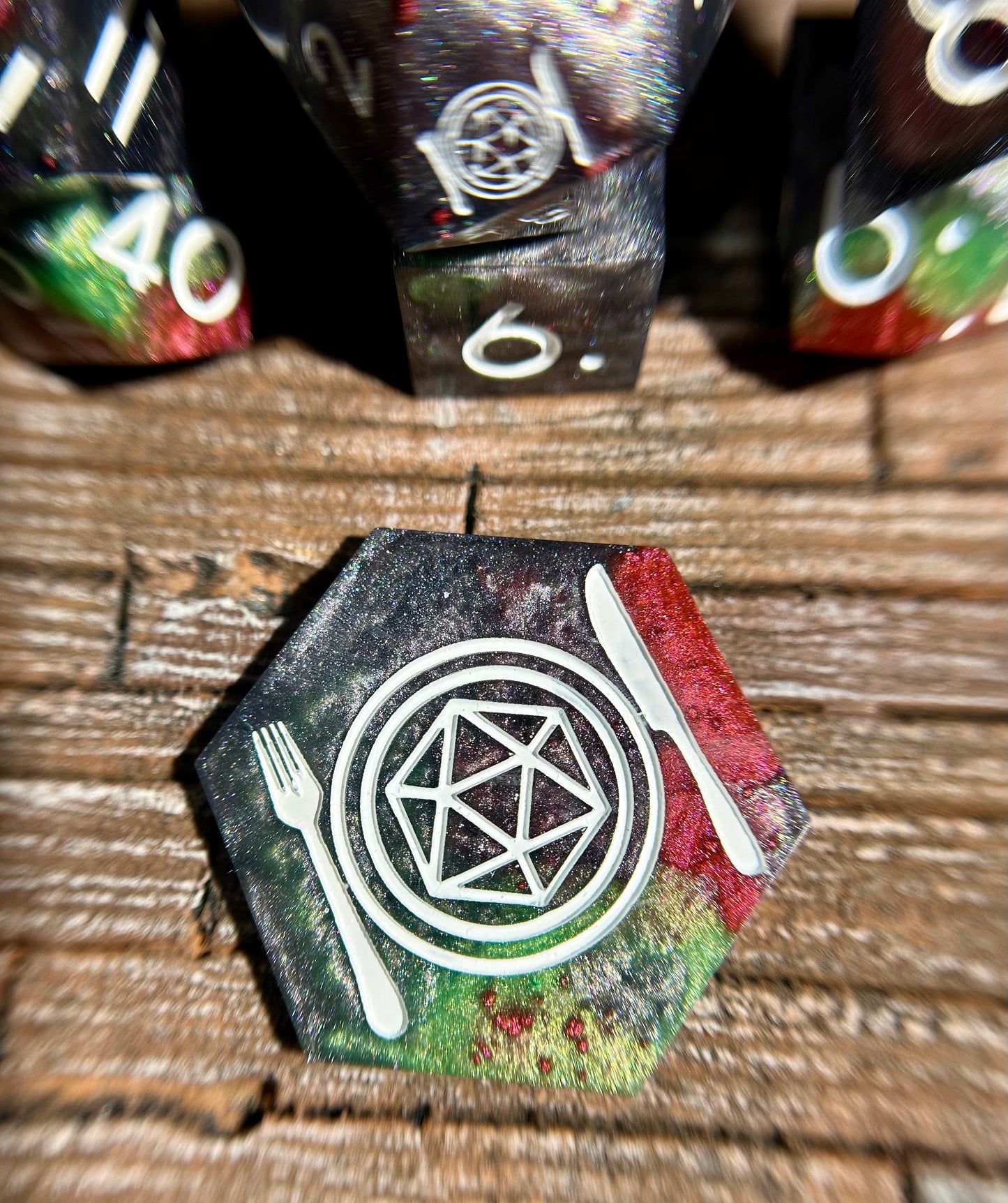 Sanctum of Shattered Stone 8-Piece Polyhedral Dice Set