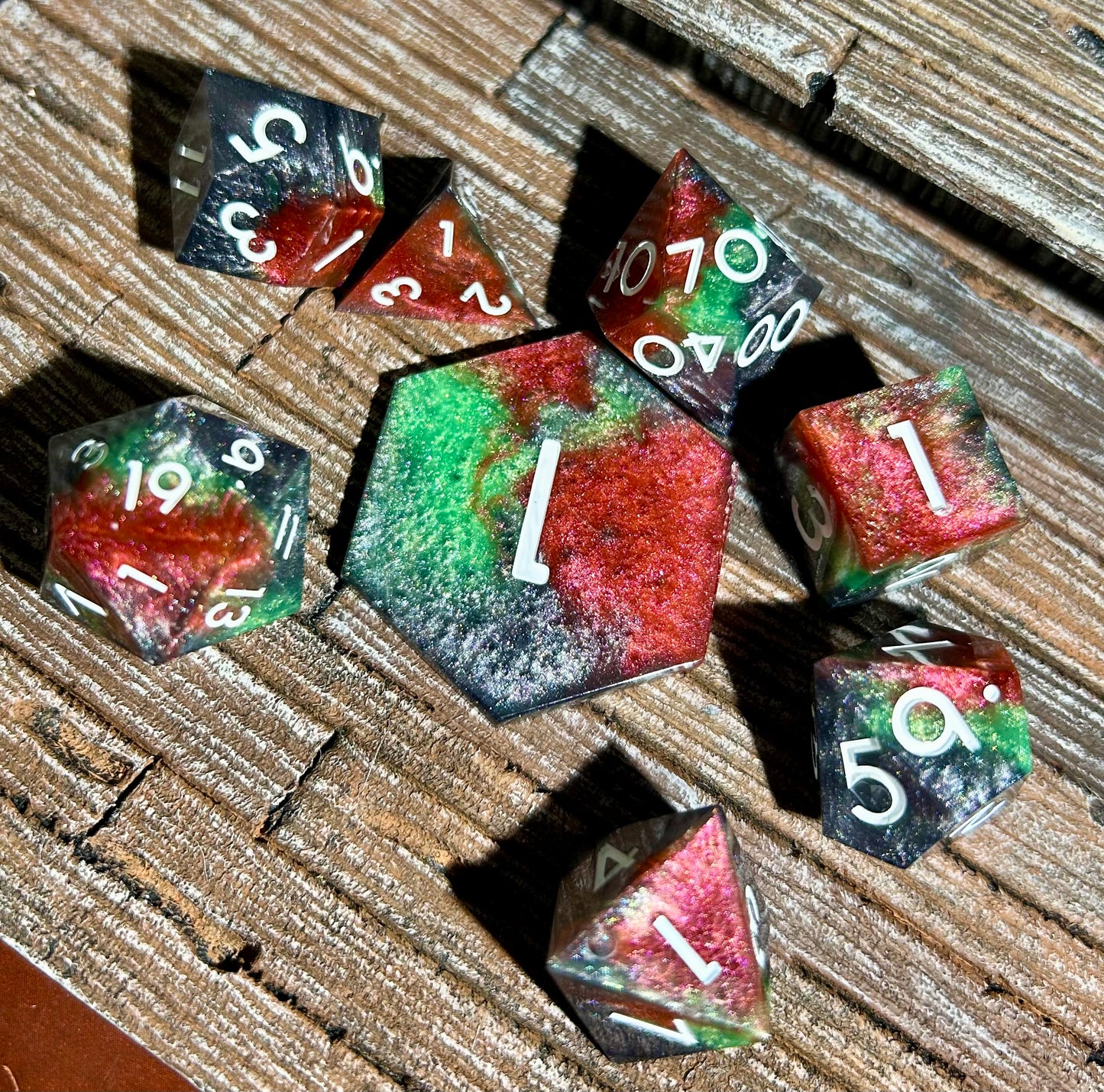 Sanctum of Shattered Stone 8-Piece Polyhedral Dice Set