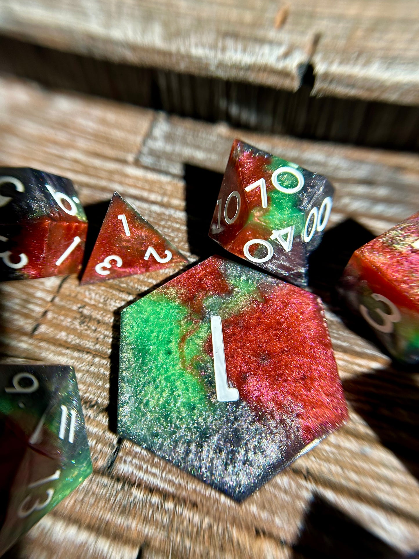 Sanctum of Shattered Stone 8-Piece Polyhedral Dice Set