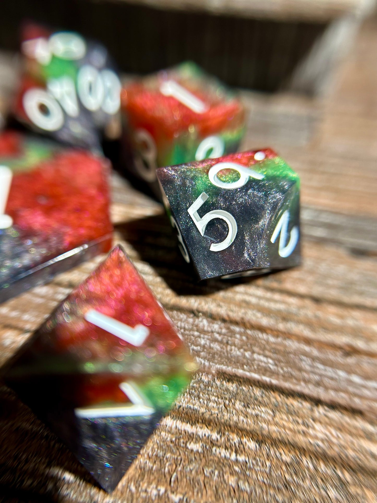 Sanctum of Shattered Stone 8-Piece Polyhedral Dice Set