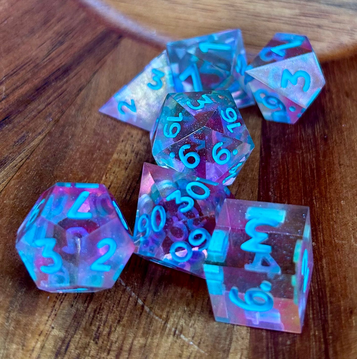 Cupid's Prism 7-Piece Polyhedral Dice Set