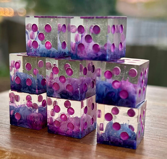 Jellyfish Galaxy 8-Piece D6 Dice Set