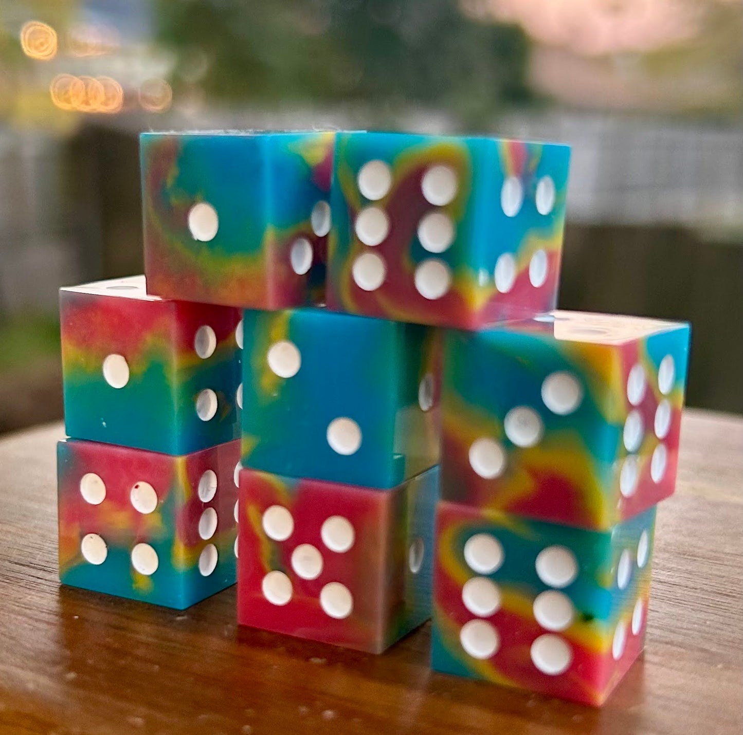 Superman Ice Cream 8-Piece D6 Dice Set