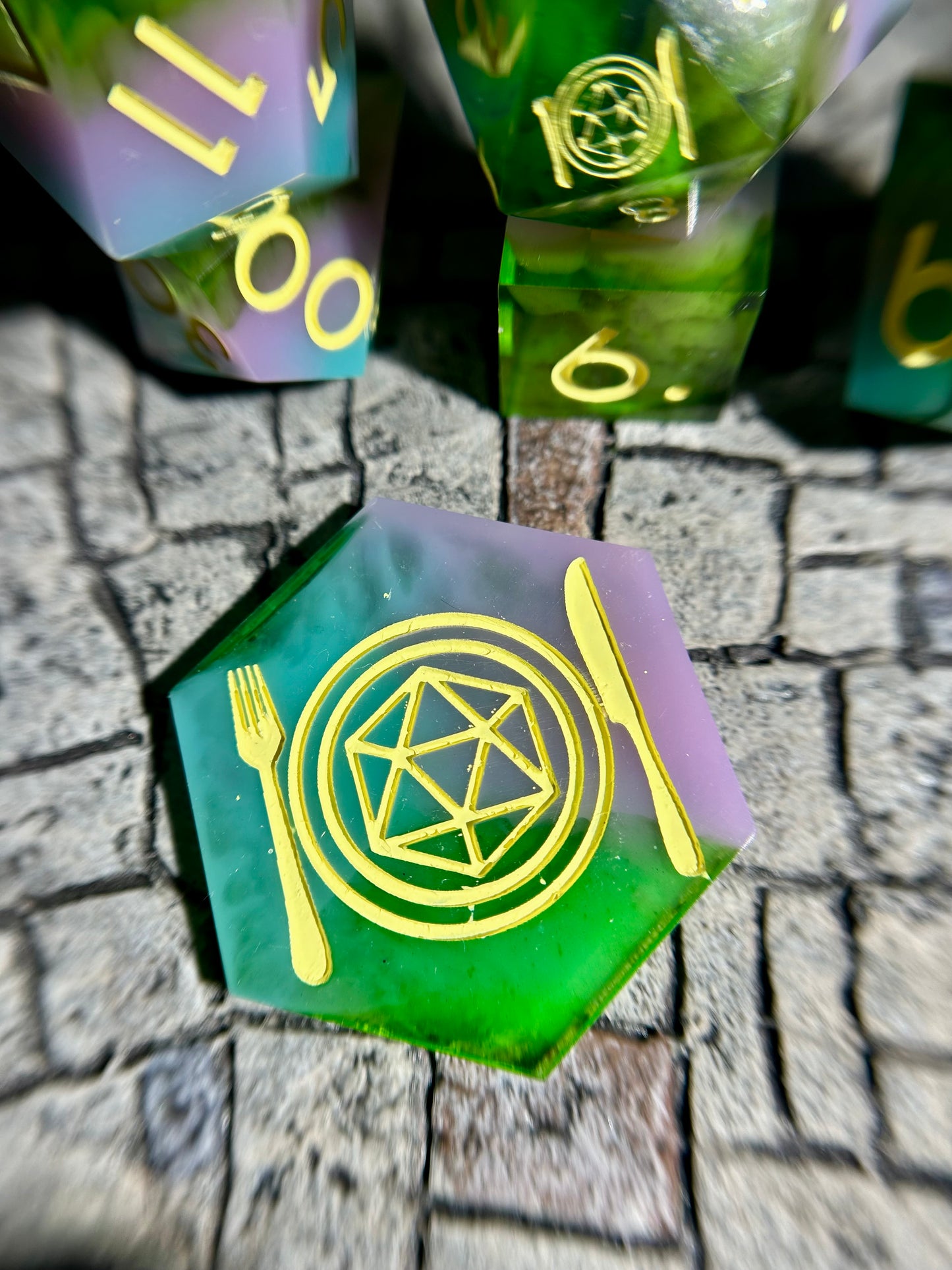 Sweet Alchemy 8-Piece Polyhedral Dice Set