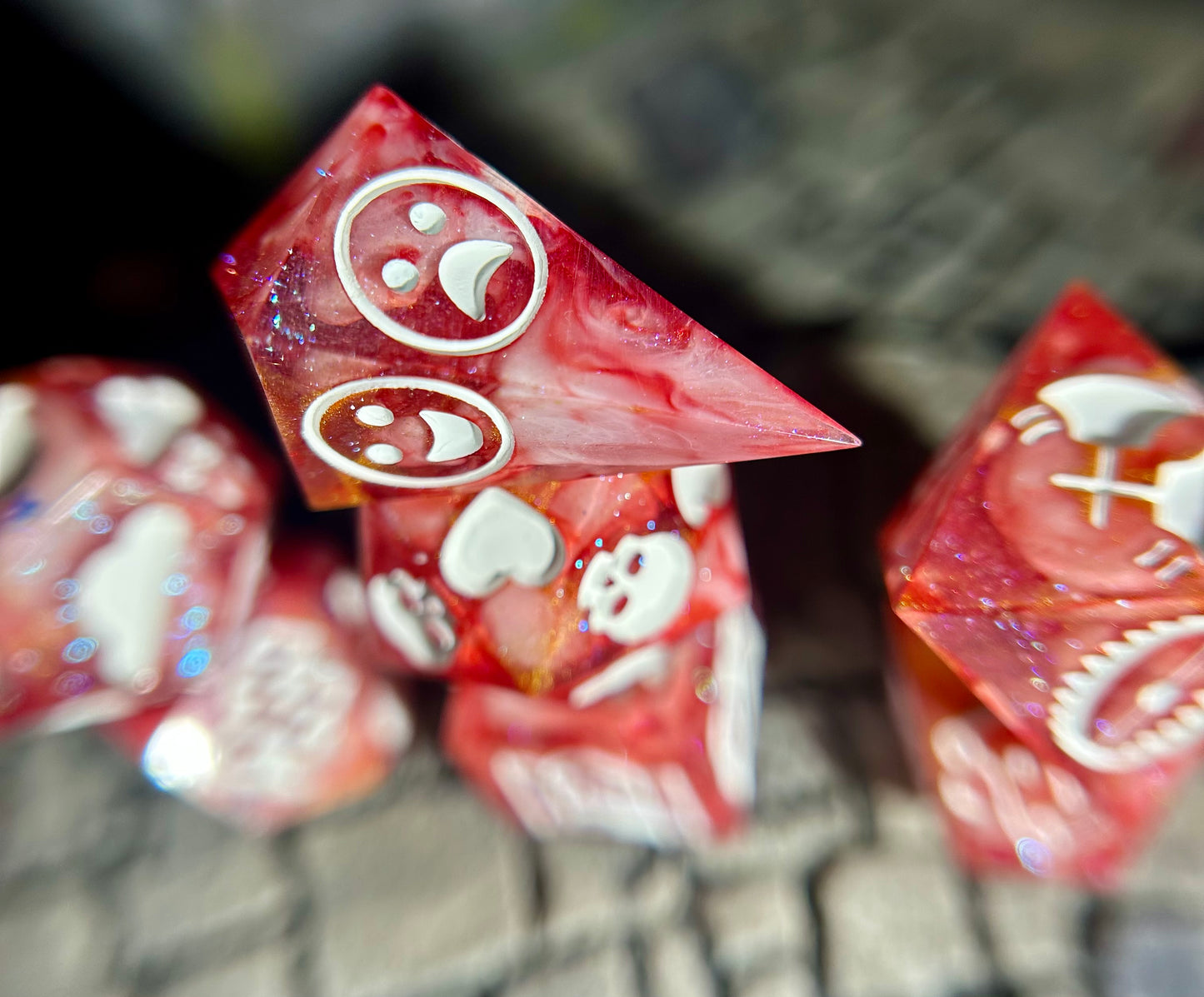 Total Party Kill  7-Piece Dungeon Master Polyhedral Dice Set