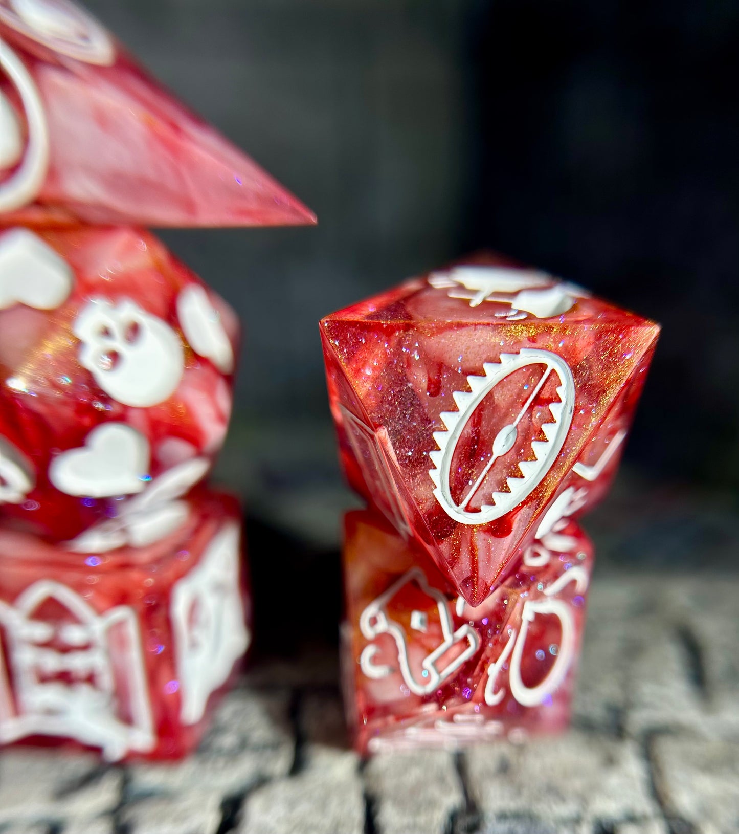 Total Party Kill  7-Piece Dungeon Master Polyhedral Dice Set