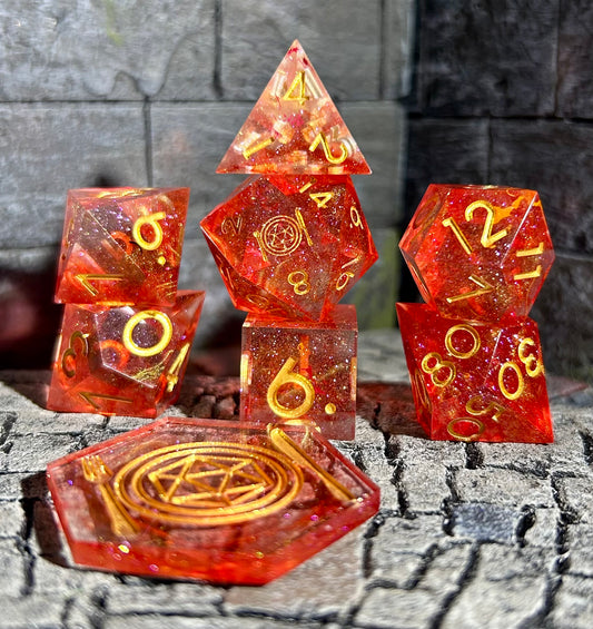 Arcane Appetite 8-Piece Polyhedral Dice Set