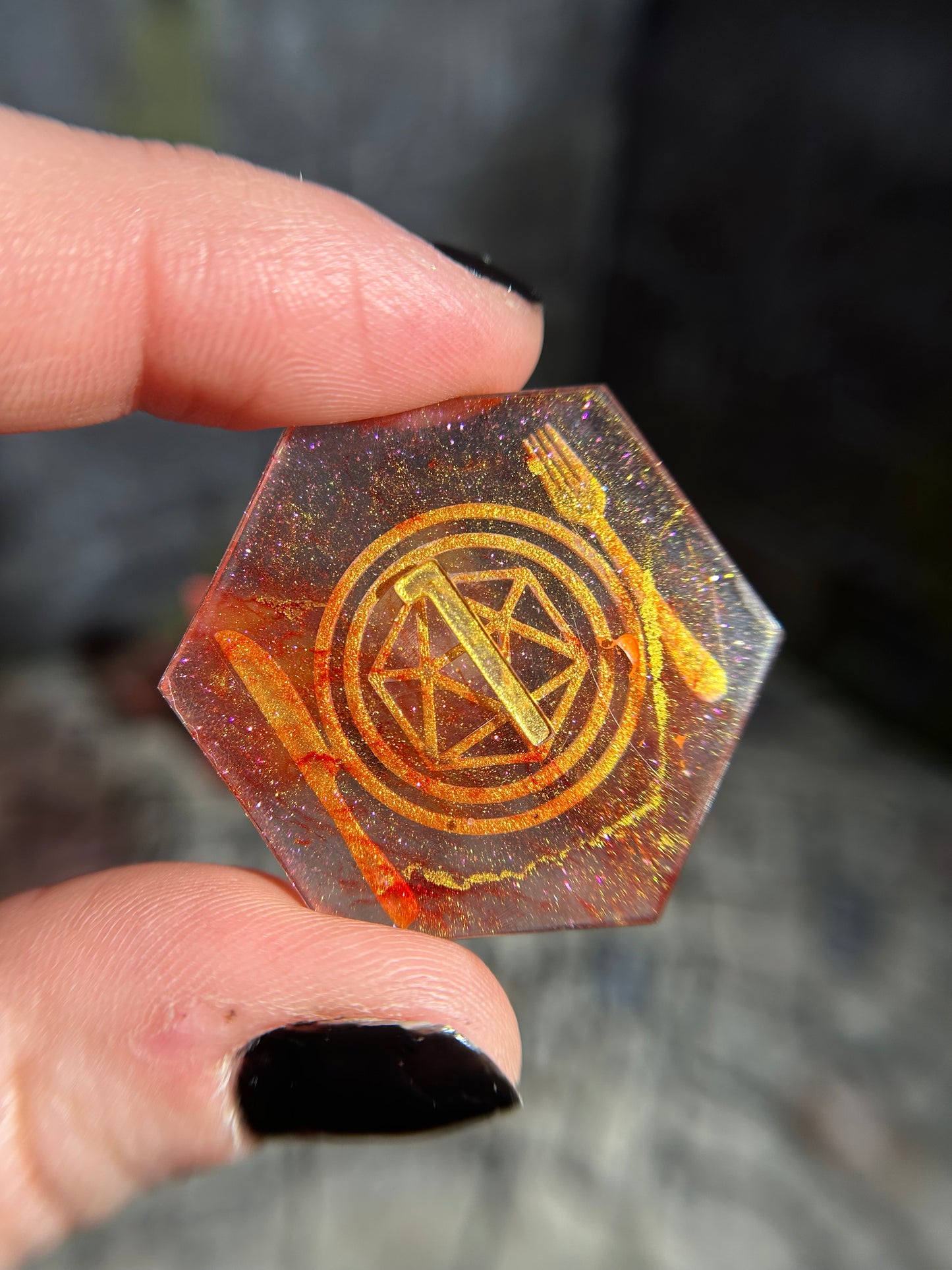 Arcane Appetite 8-Piece Polyhedral Dice Set