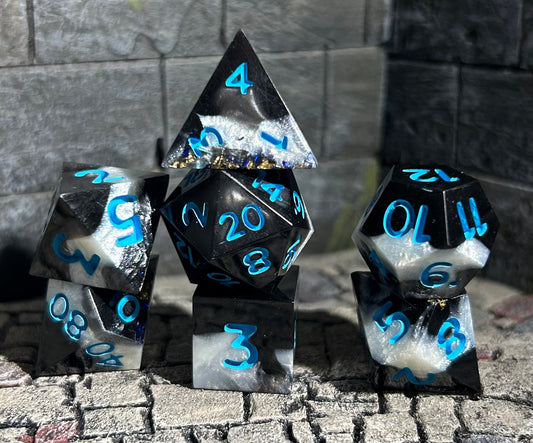 Night Lights 7-Piece Polyhedral Dice Set