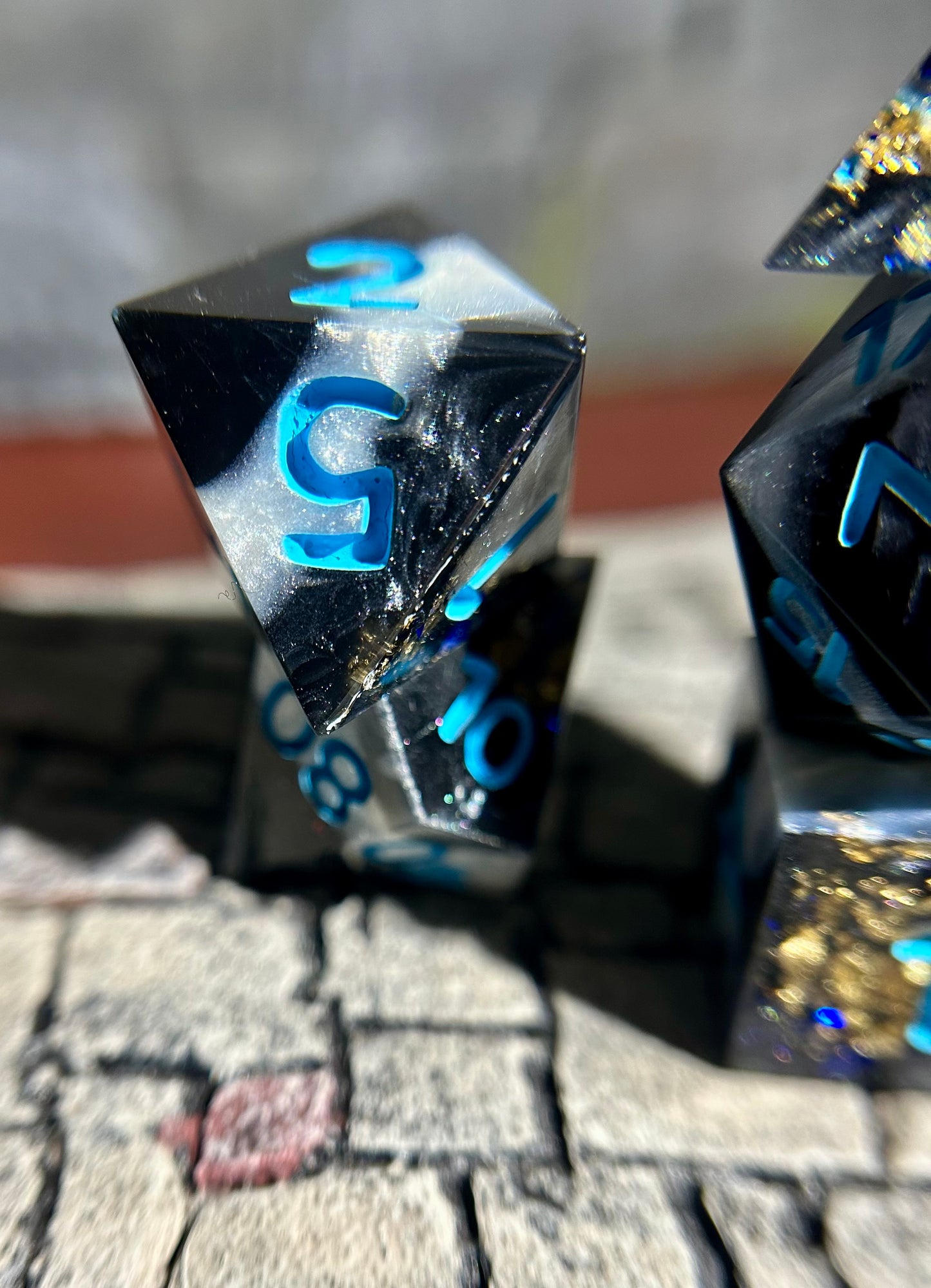 Night Lights 7-Piece Polyhedral Dice Set