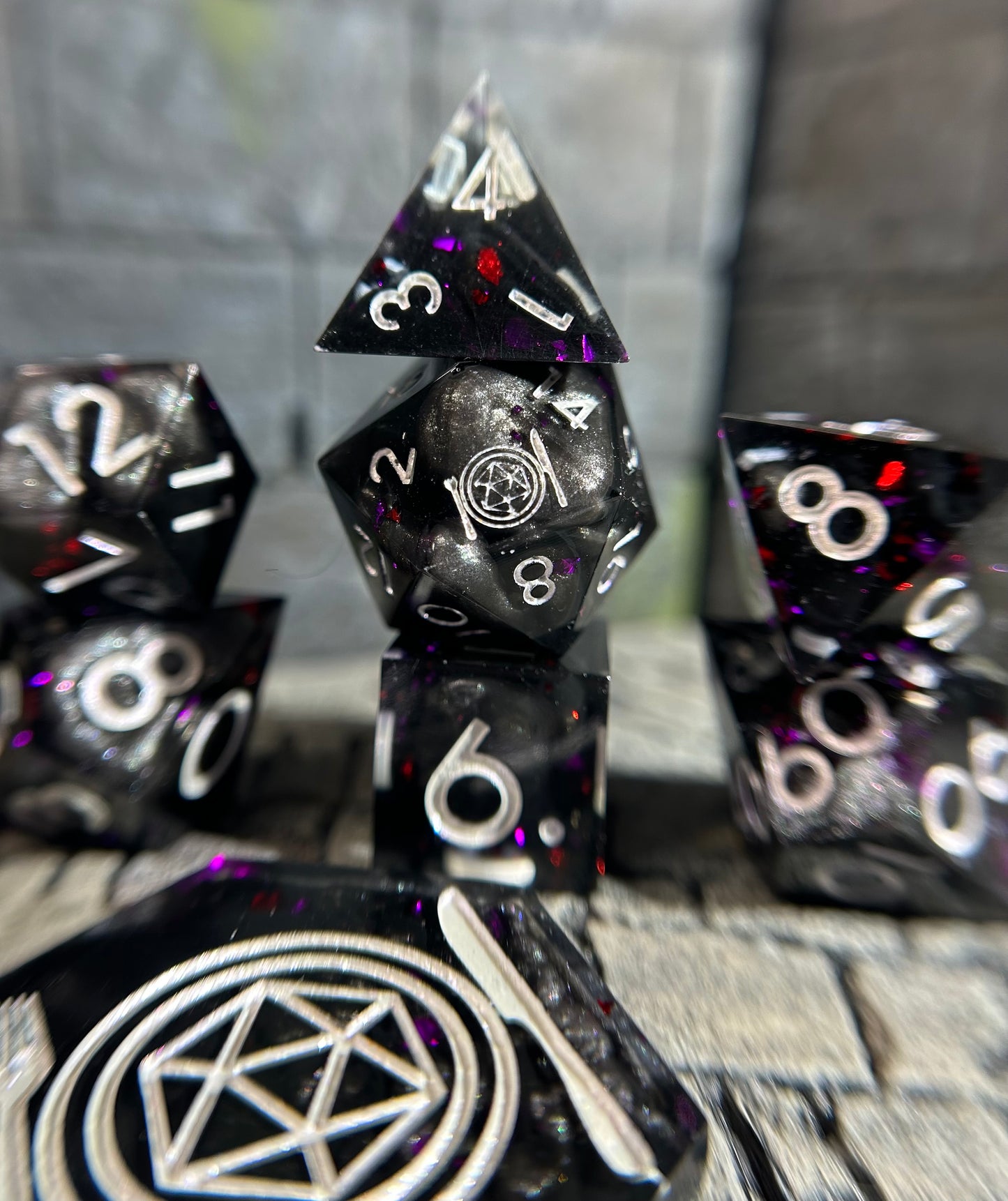Event Horizon 8-Piece Polyhedral Dice Set