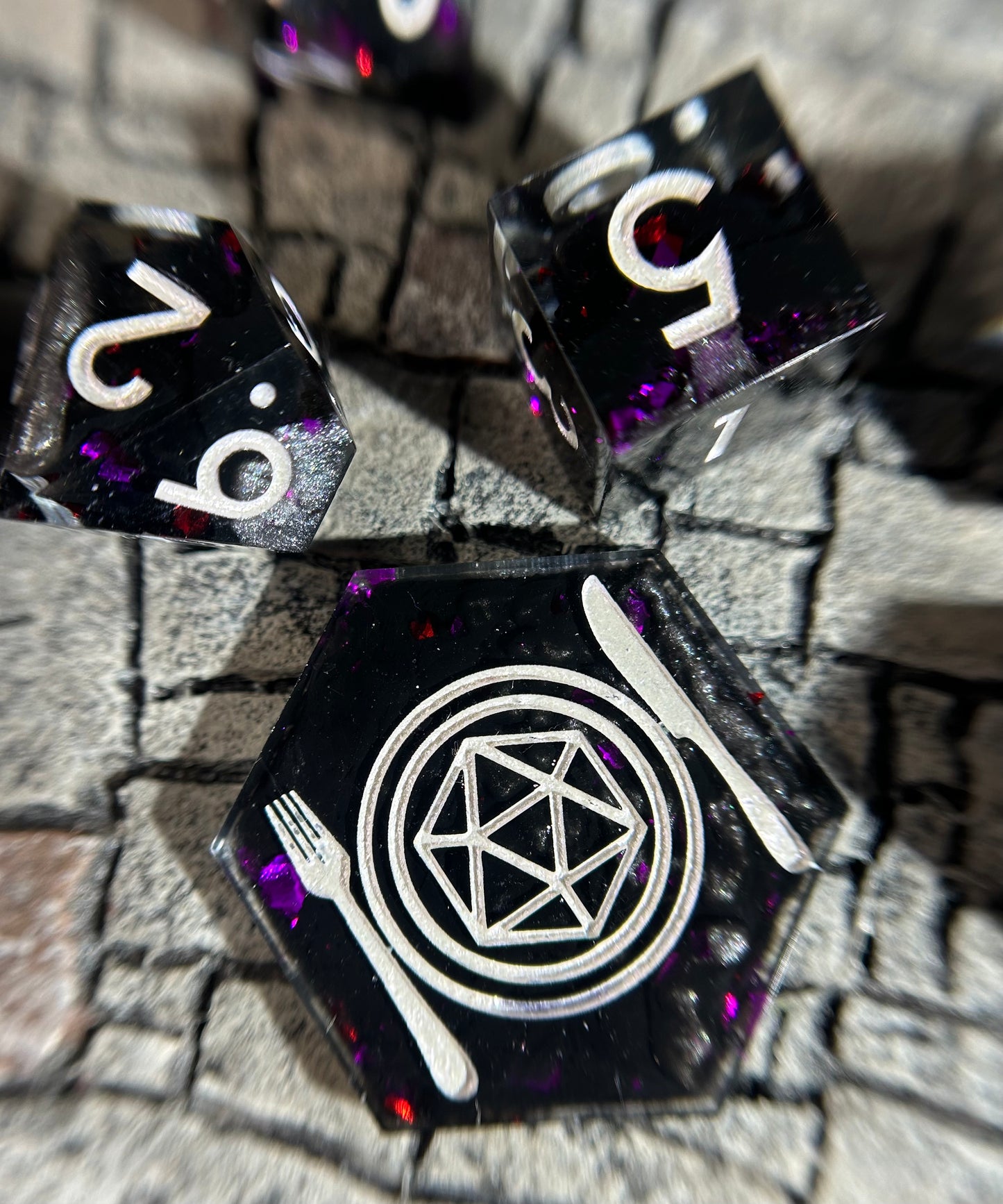 Event Horizon 8-Piece Polyhedral Dice Set