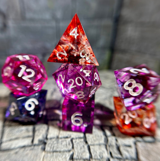 Witchlight Wick 7-Piece Polyhedral Dice Set