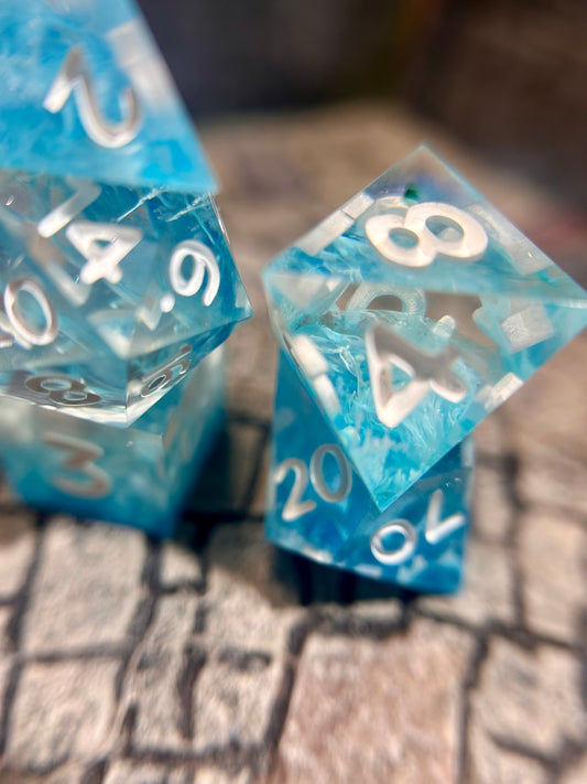 Ice Knife 7-Piece Polyhedral Dice Set