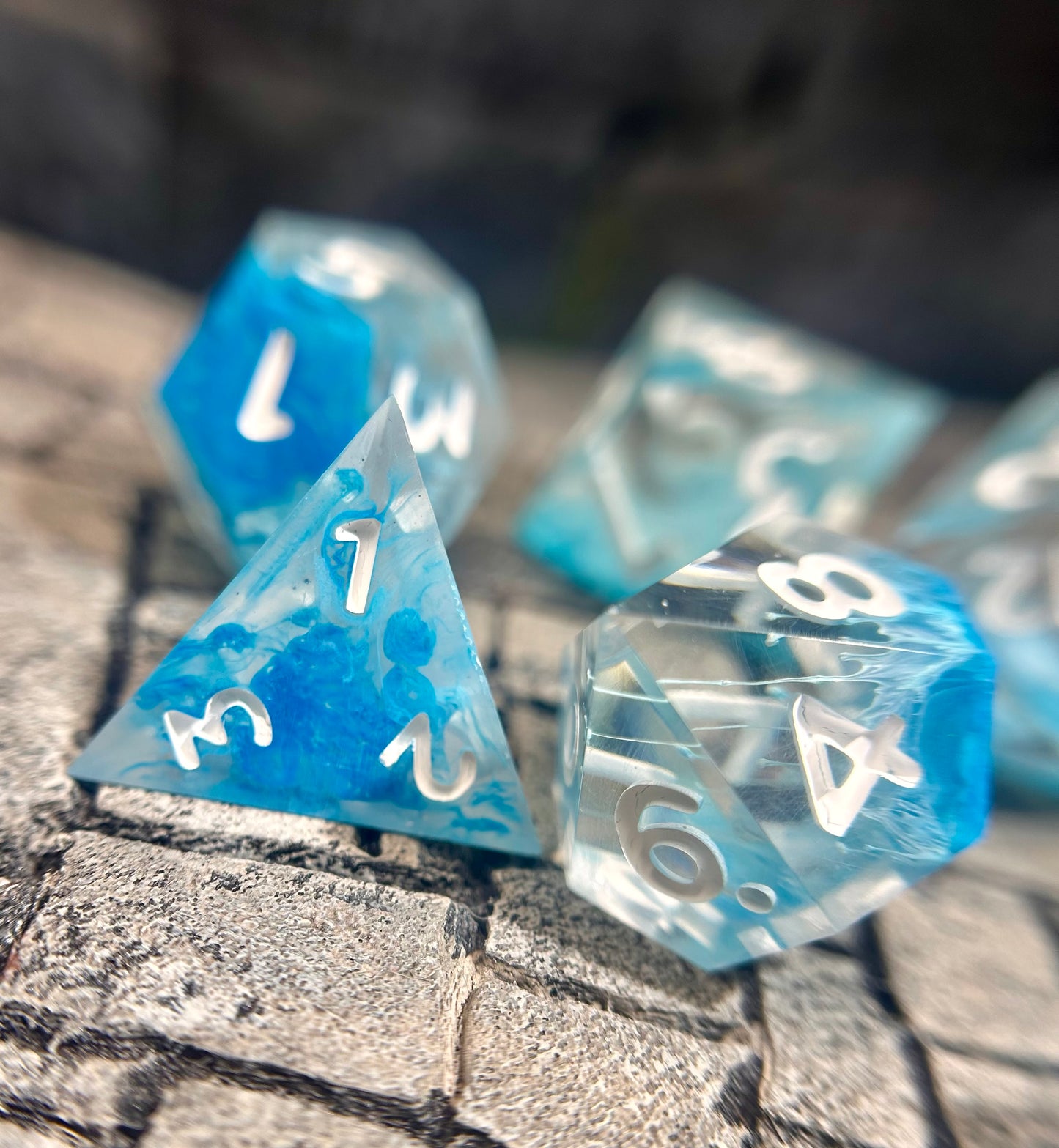 Ice Knife 7-Piece Polyhedral Dice Set