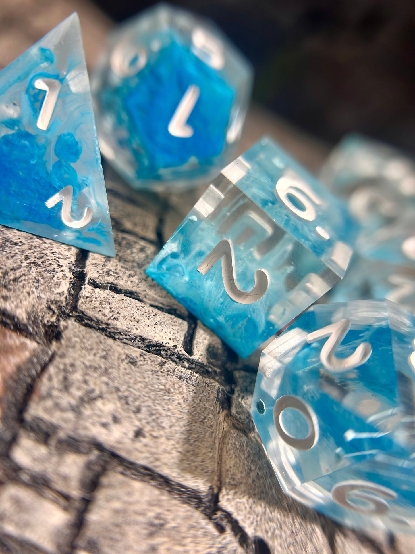 Ice Knife 7-Piece Polyhedral Dice Set