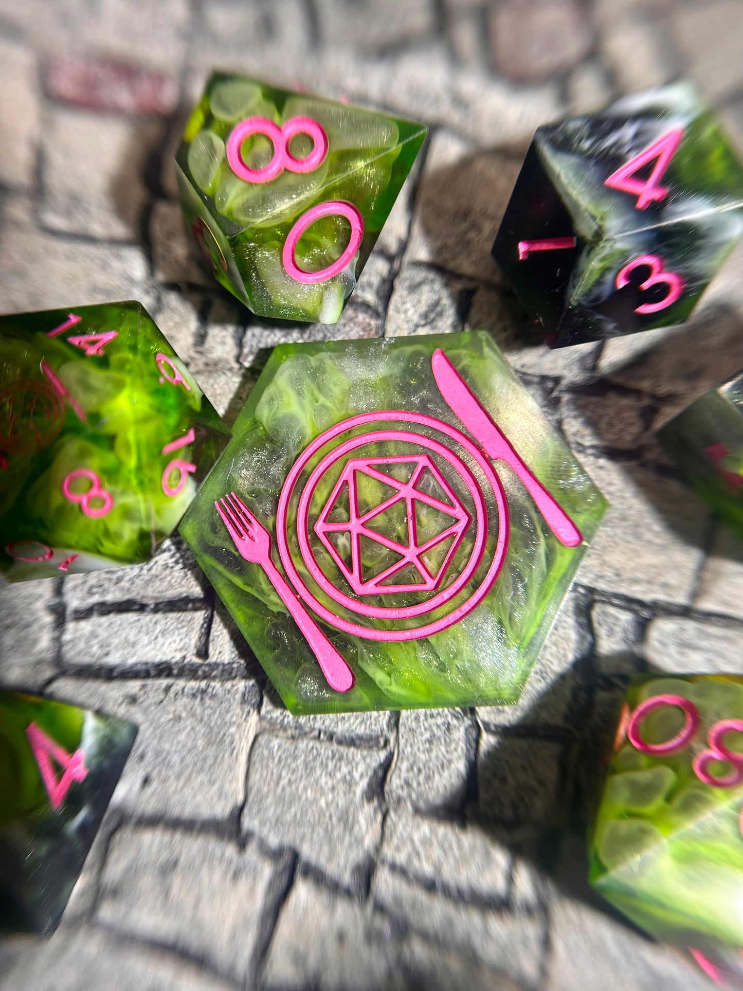 Gloomweaver 8-Piece Polyhedral Dice Set