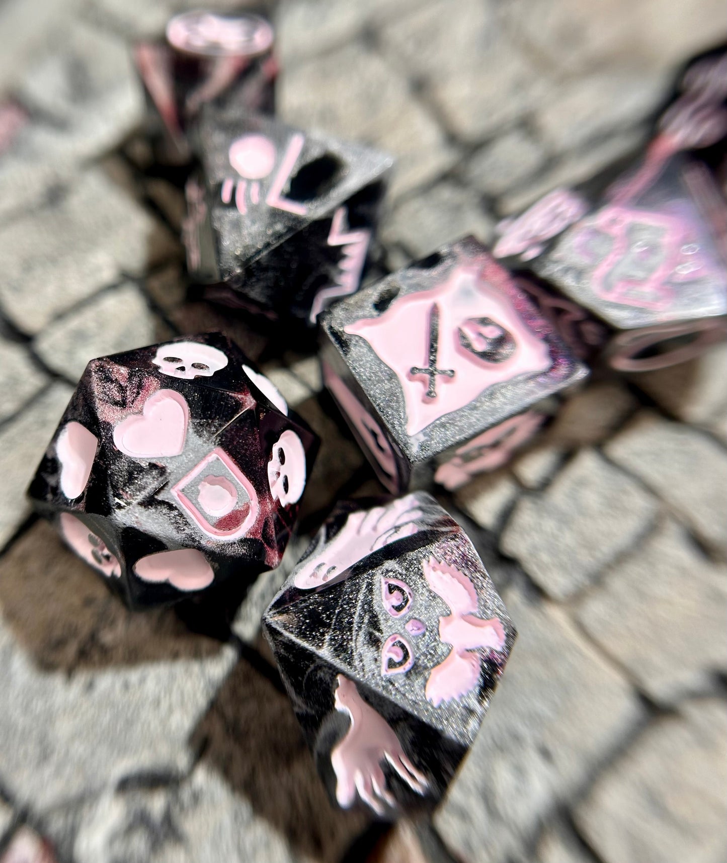 Calamity Bloom 7-Piece Dungeon Master Polyhedral Dice Set