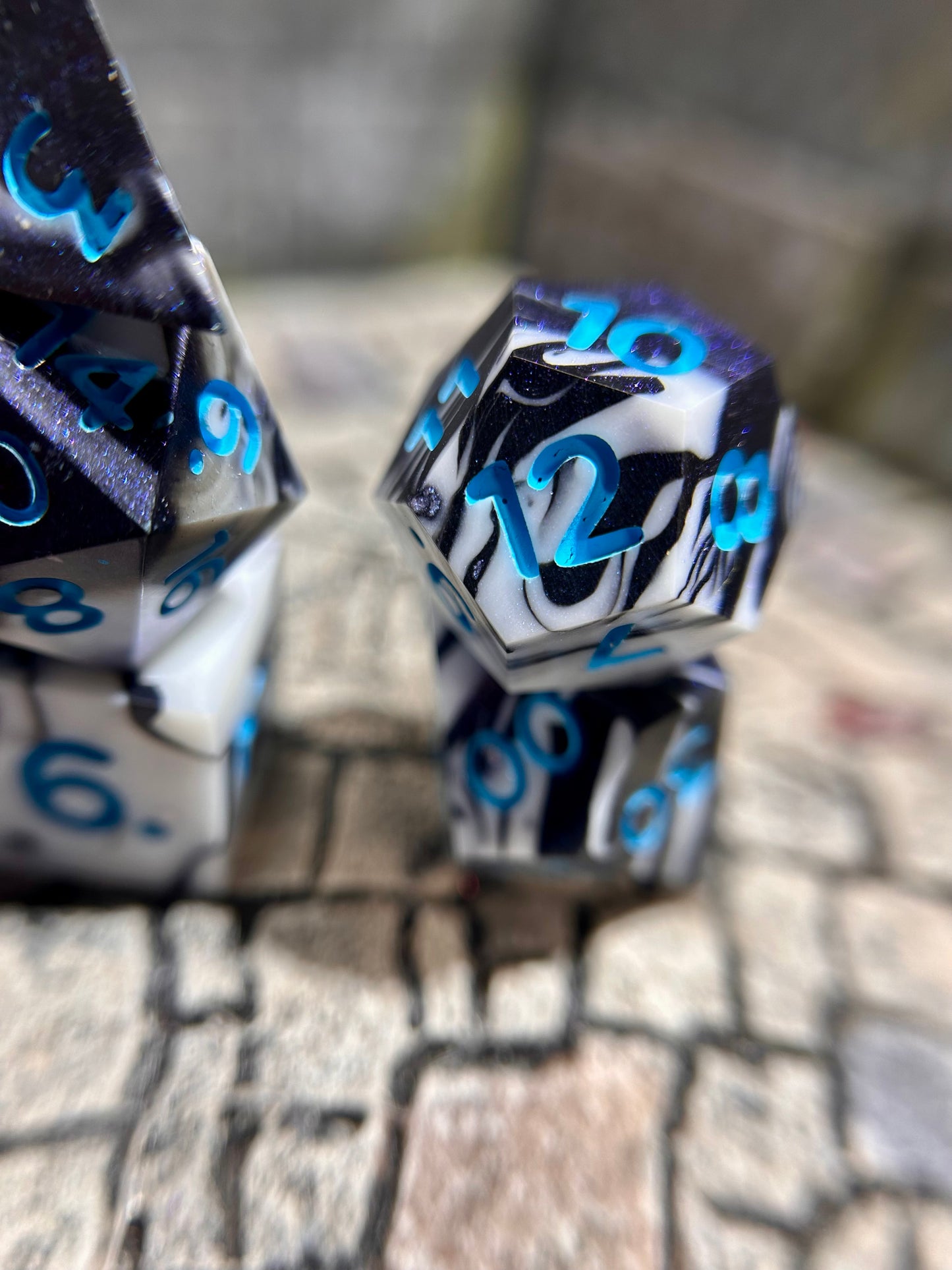 Midnight Glacier 7-Piece Polyhedral Dice Set