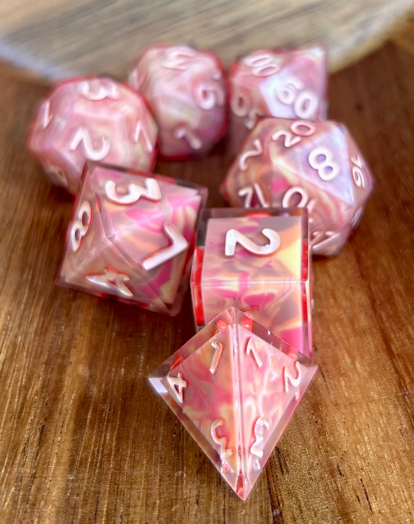 Neapolitan 7-Piece Polyhedral Dice Set