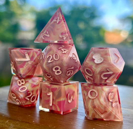 Neapolitan 7-Piece Polyhedral Dice Set